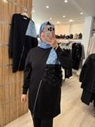 KOT GÜL DETALYI TUNİK