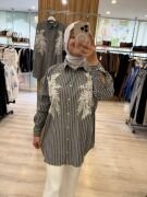 Aplik Detaylı Gömlek