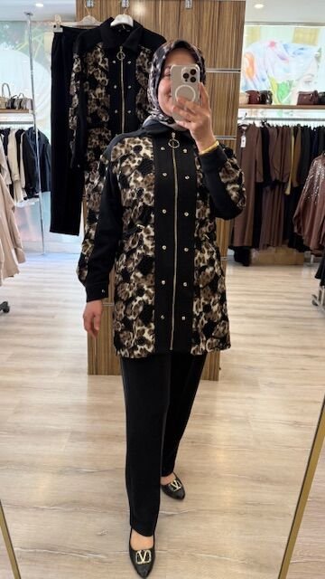 Leopar Detaylı Tasarım Takım